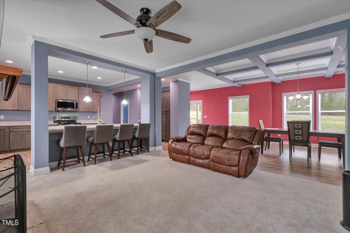 90 Ferncrest Court Roxboro, NC 27574 - Photo 16 of 45 a living room with furniture and a large window
