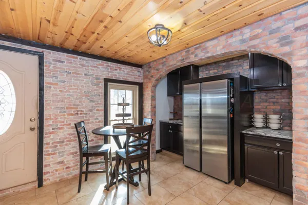 a view of an ocean and beach