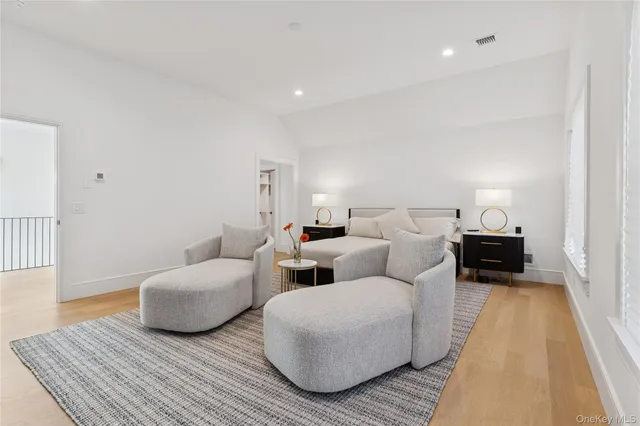 a living room with couches and a table