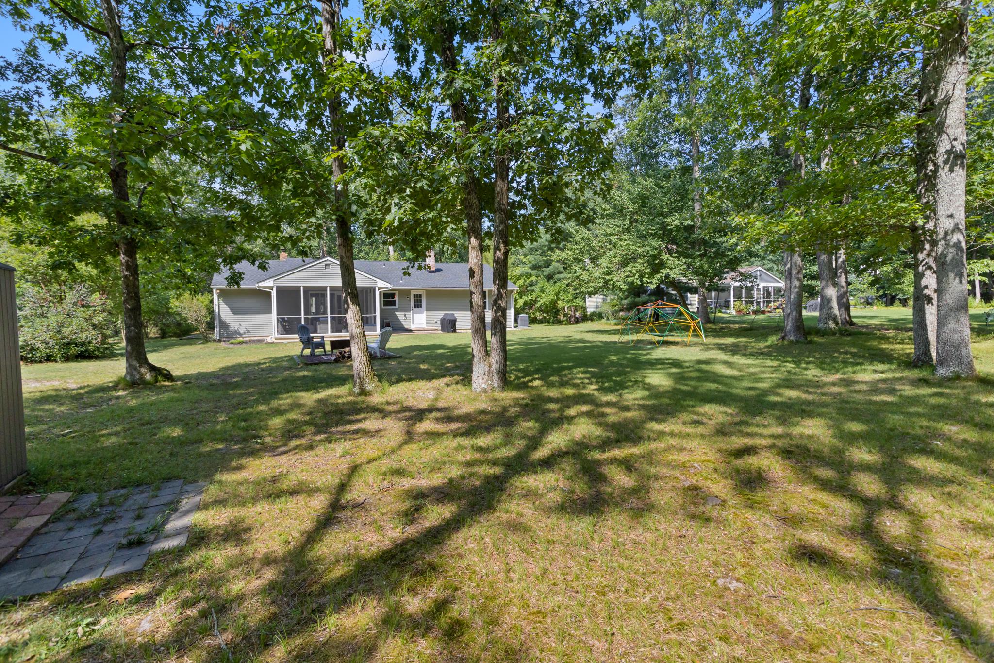 64 Patty Bowker Road Tabernacle, NJ 08088 - Photo 29 of 35 Backyard views w/shade trees.