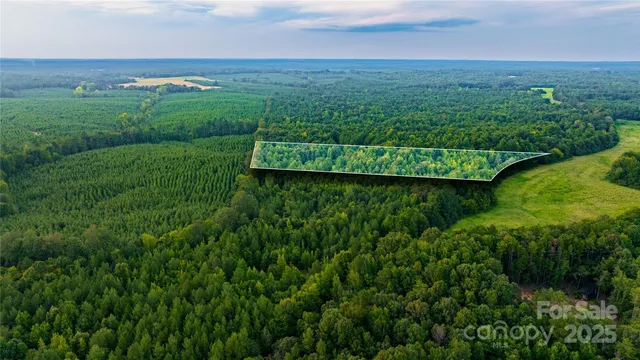 a view of a garden with a building in the background