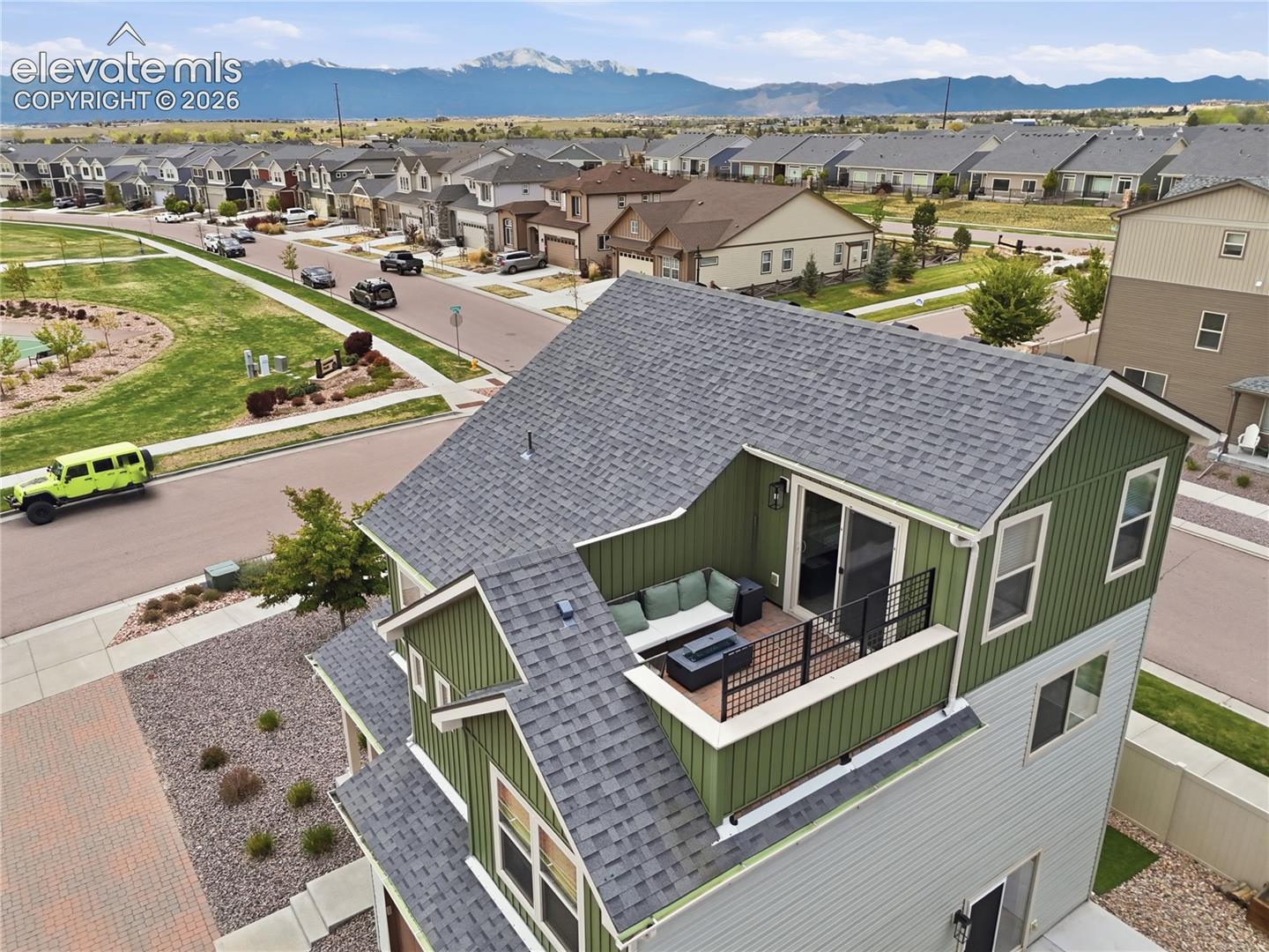 6008 Ashmore Road Colorado Springs, CO 80927 - Photo 2 of 48 Third-story balcony with sliding glass door access
