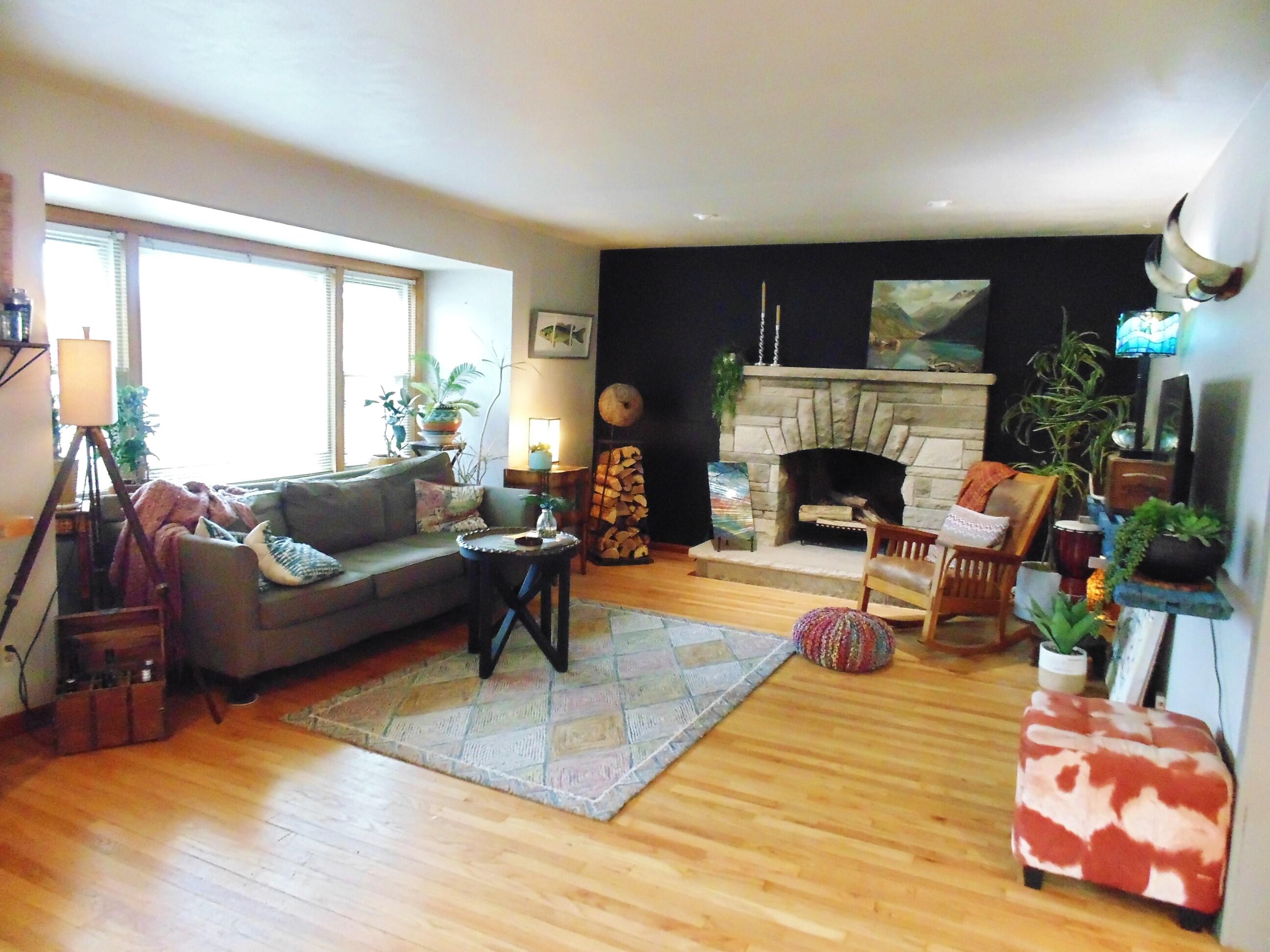 6801 Forest Avenue Gary, IN 46403 - Photo 3 of 23 a living room with furniture and a fireplace