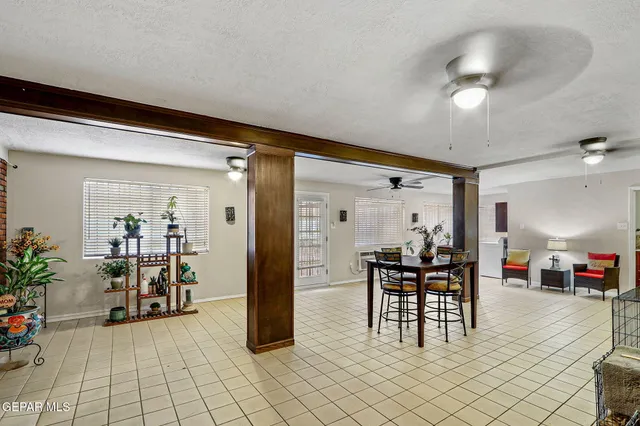 a view of a livingroom with furniture and furniture