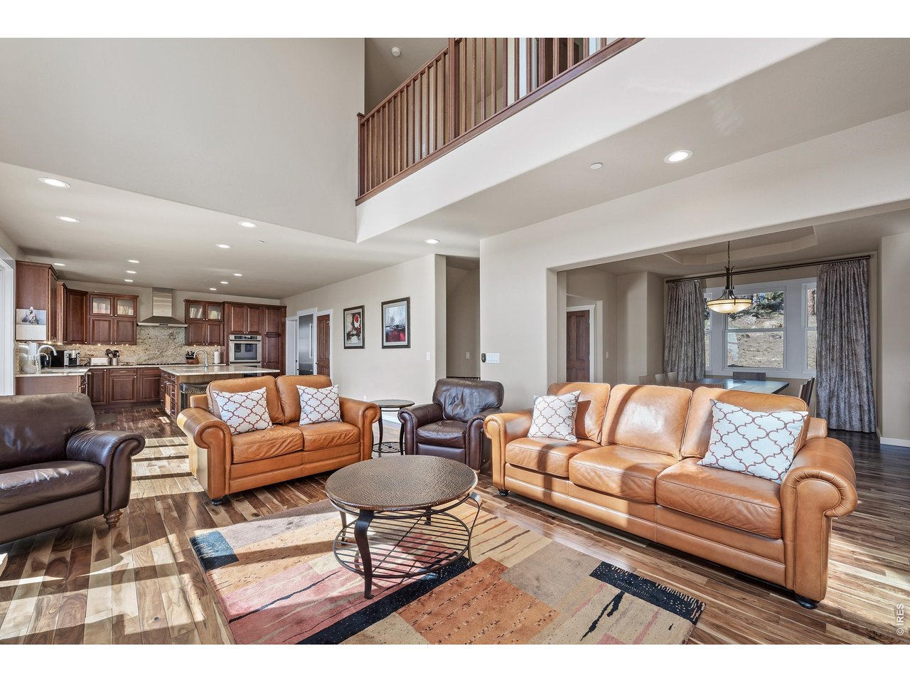 820 Peakview Road Boulder, CO 80302 - Photo 11 of 50 a living room with furniture a rug and a table