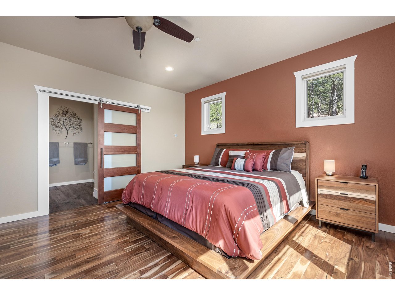 820 Peakview Road Boulder, CO 80302 - Photo 20 of 50 a bedroom with a bed and a window