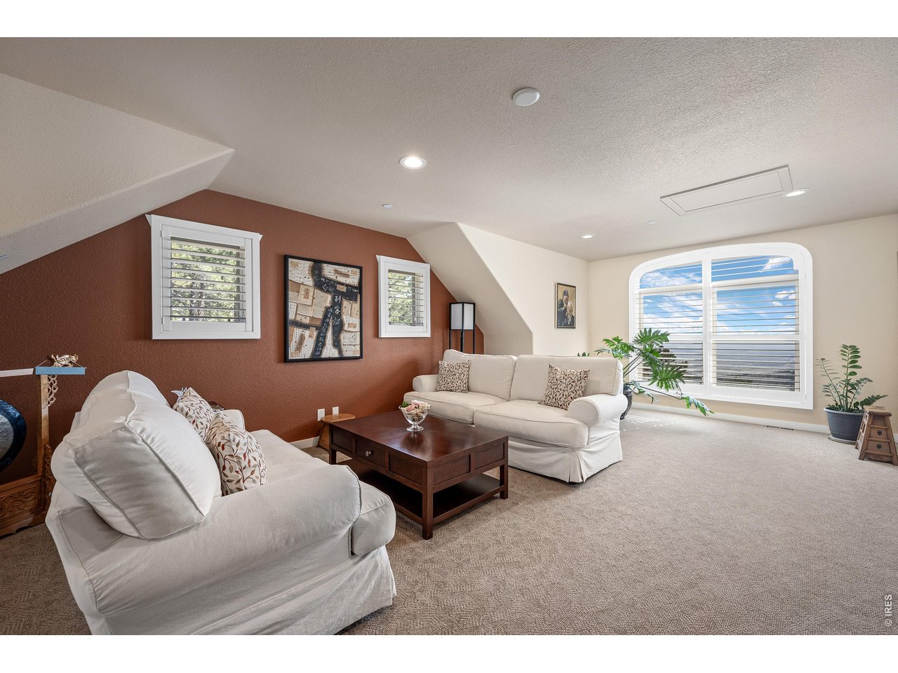 820 Peakview Road Boulder, CO 80302 - Photo 25 of 50 a living room with furniture and a large window