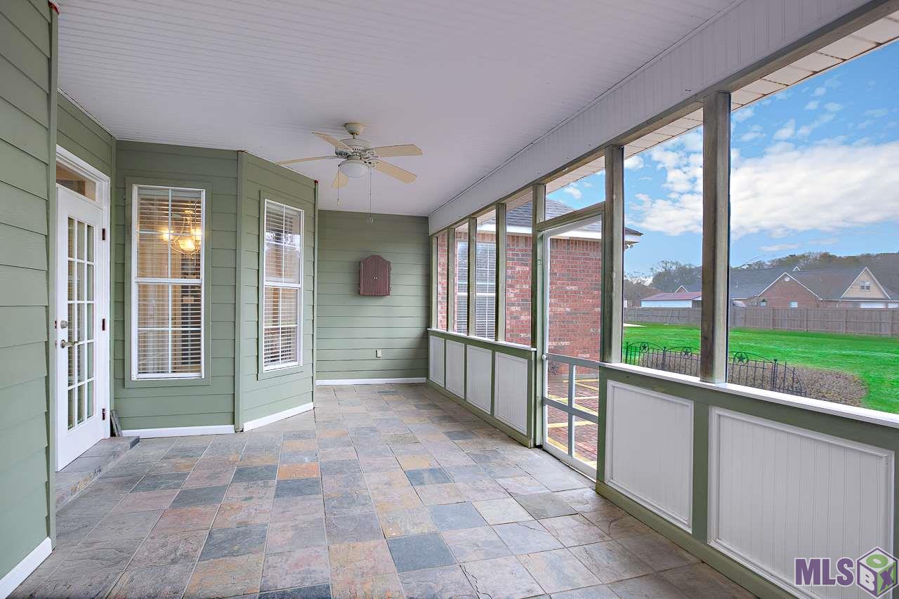 16208 Jay Road Prairieville, LA 70769 - Photo 11 of 12 Great Screened in Back Porch
