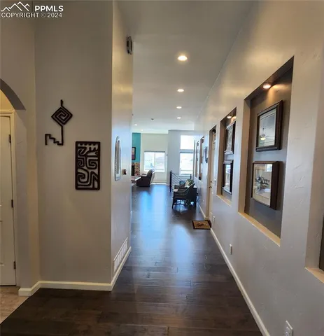 a view of a living room