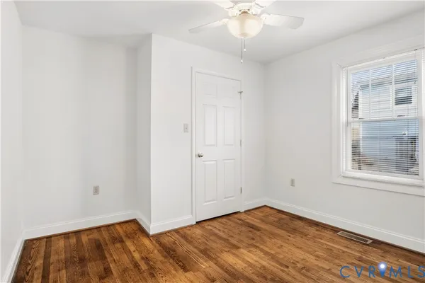 wooden floor in an empty room