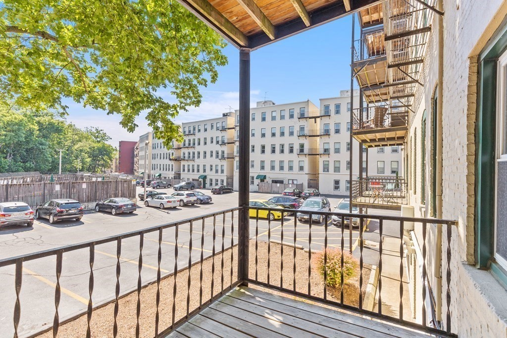88 Gordon Street, Unit 204 Boston, MA 02135 - Photo 10 of 12 a view of city from a balcony
