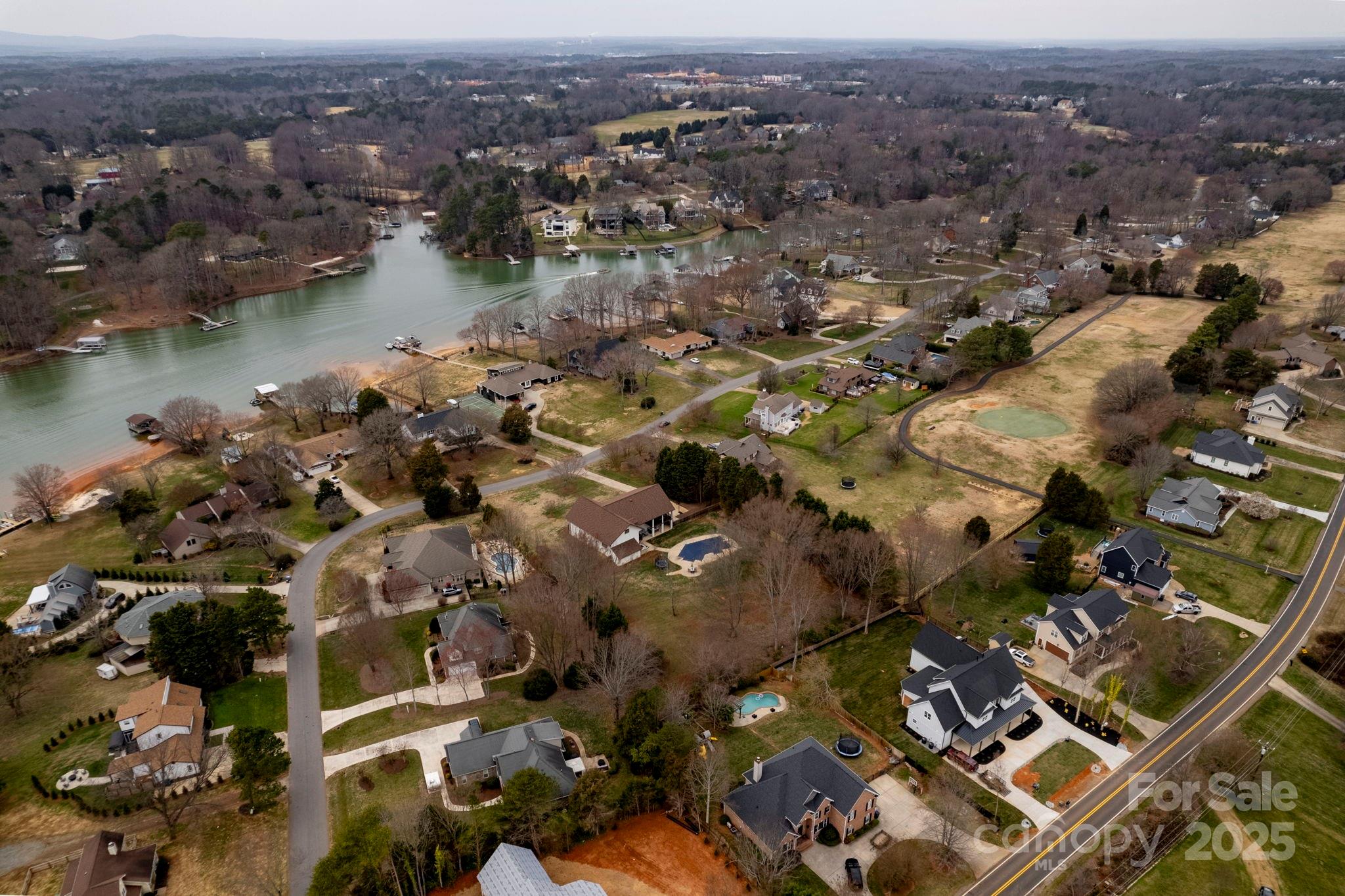 241 Spring Run Road Mooresville, NC 28117 - Photo 40 of 45 an aerial view of a city with lots of residential buildings