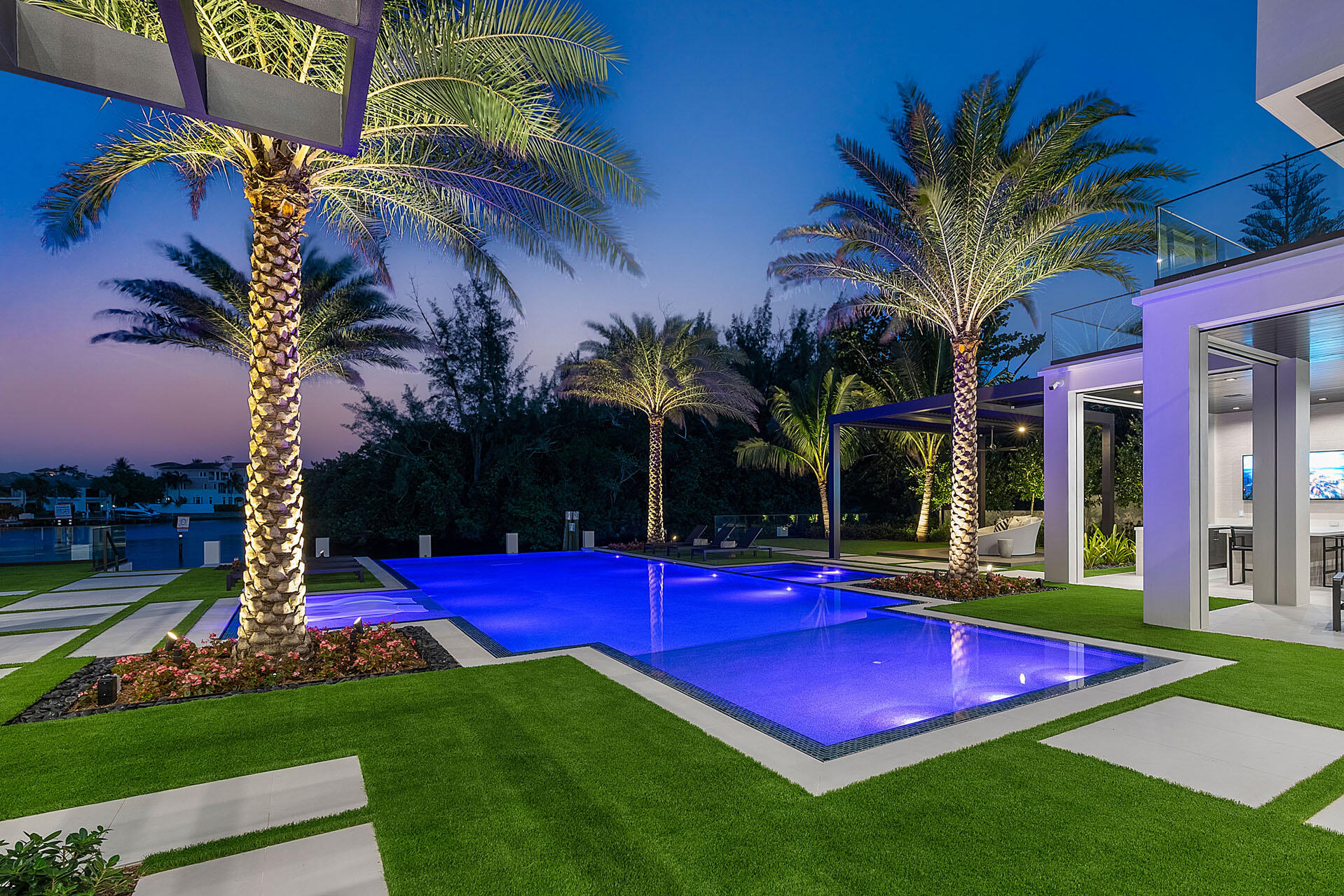 372 East Alexander Palm Road Boca Raton, FL 33432 - Photo 77 of 94 372_Alexander_Palm_Road_Dusk_14