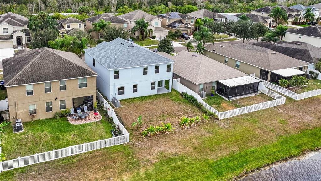 1504 Oak Pond Street Ruskin, FL 33570 - Photo 56 of 76 an aerial view of a house with garden