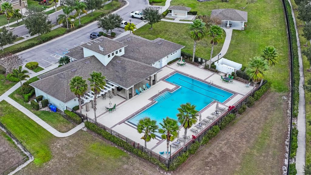 1504 Oak Pond Street Ruskin, FL 33570 - Photo 66 of 76 an aerial view of a house