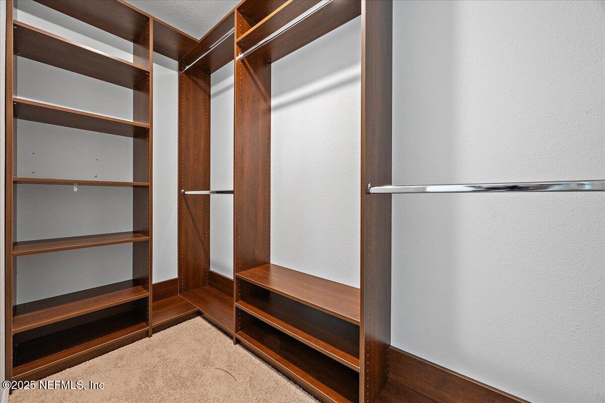 48 Barley Street St. Augustine, FL 32092 - Photo 15 of 24 a view of closet area with empty racks