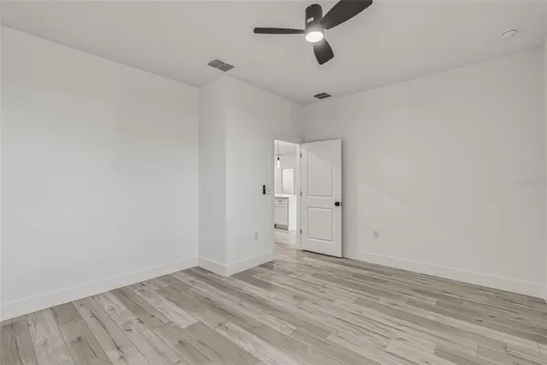 wooden floor in an empty room