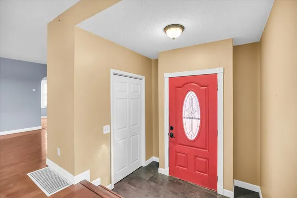 a view of front door