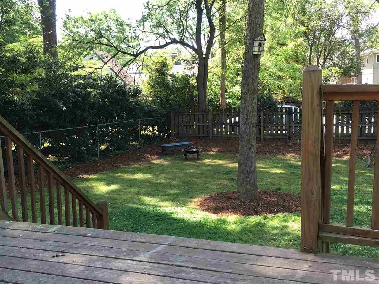 1425 Scales Street Raleigh, NC 27608 - Photo 23 of 25 a view of backyard with green space