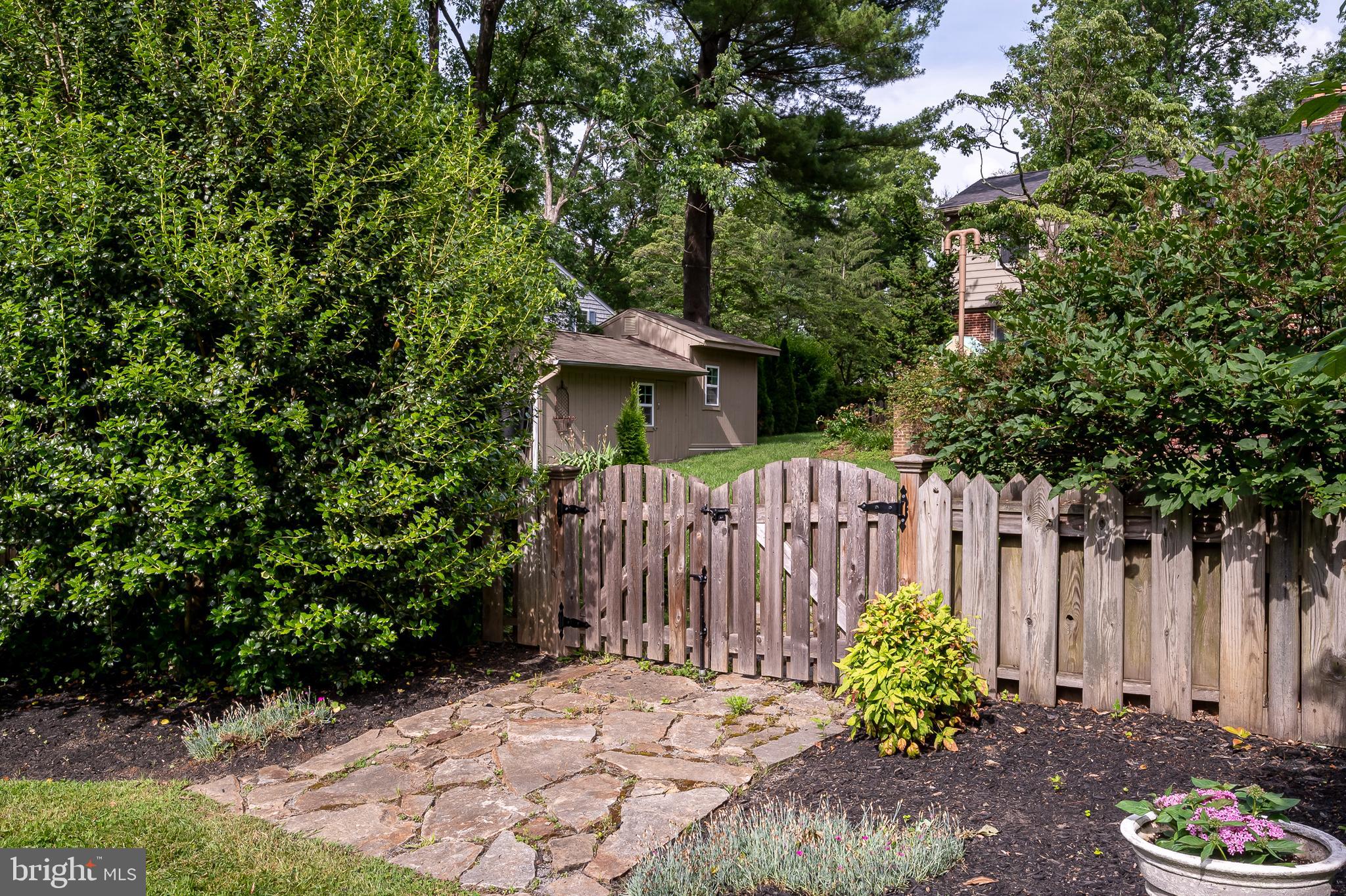3633 Chatham Road Ellicott City, MD 21042 - Photo 54 of 61 Back Yard Fence Exit to Another Yard