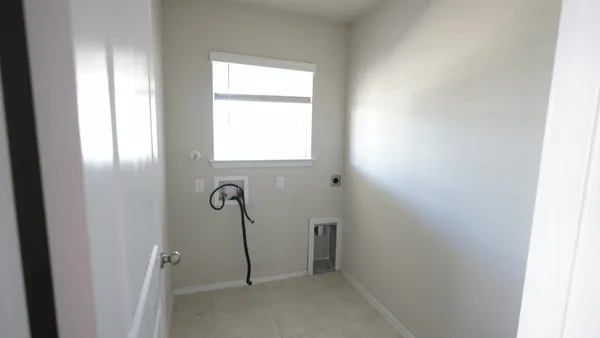 a bathroom with a window