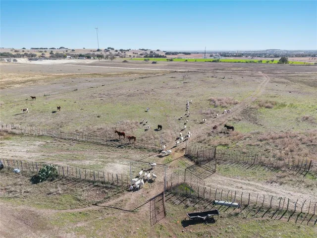 an aerial view of a beach