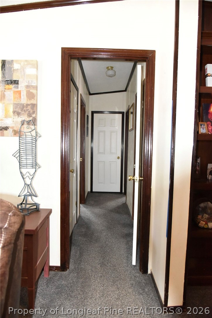 780 Old River Road Carthage, NC 28327 - Photo 10 of 28 a view of a hallway with windows