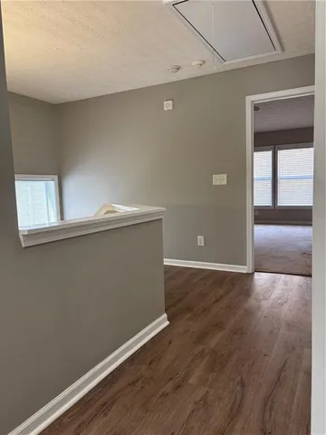 a view of a livingroom with a staircase