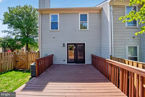 a view of a house with a deck