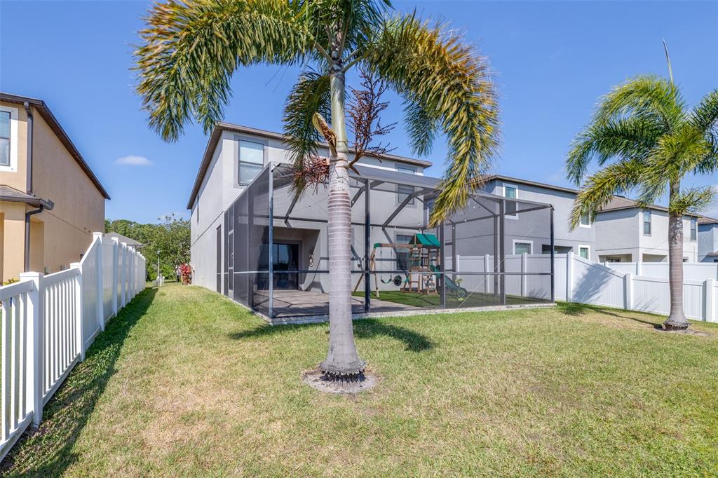 1762 Hadden Hall Place Trinity, FL 34655 - Photo 41 of 49 a view of a house with a yard and palm trees