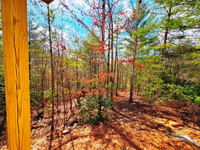 a view of a hallway with a space