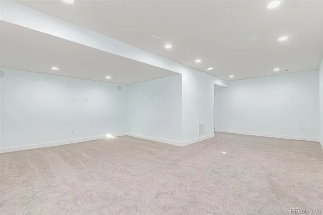 an empty room with window