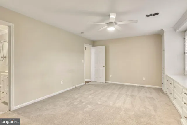 a view of an empty room