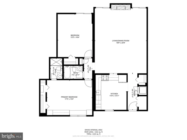 a picture of a floor plan