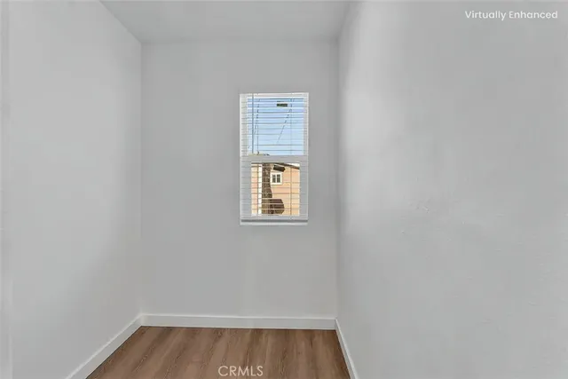 a small space with a window