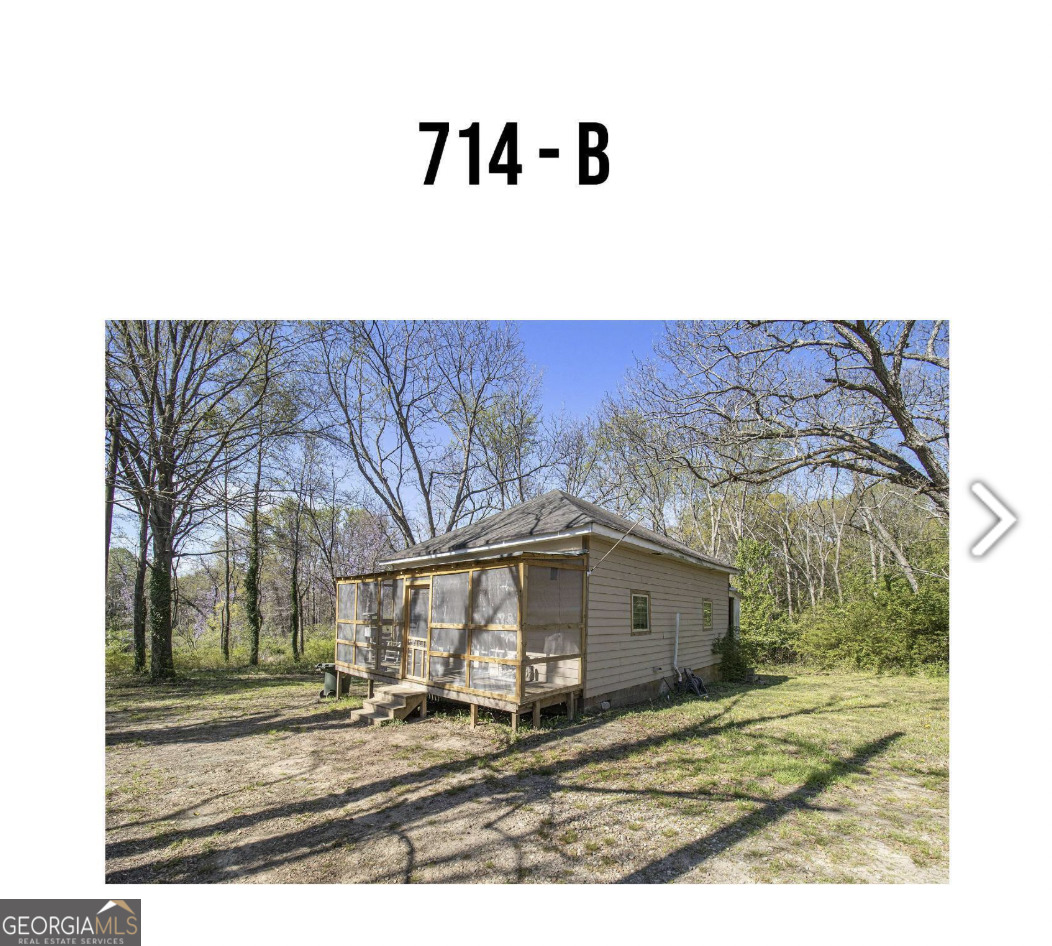 712 Searcy Avenue Griffin, GA 30223 - Photo 7 of 19 a view of a back yard of the house