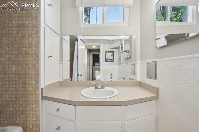 a view of a storage room