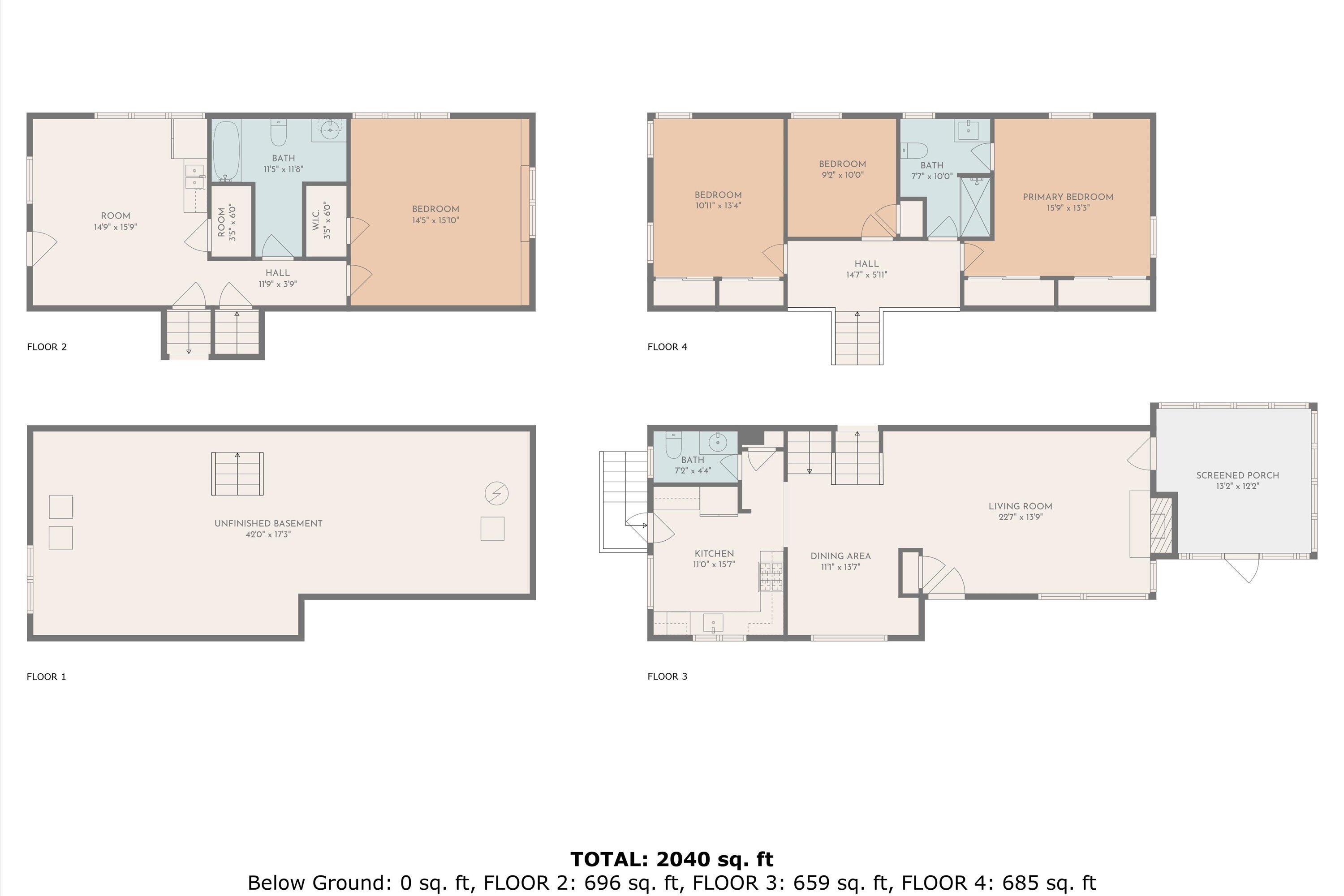 3026 Linwood Road Northwest Roanoke, VA 24017 - Photo 33 of 33 33-Floor Plan