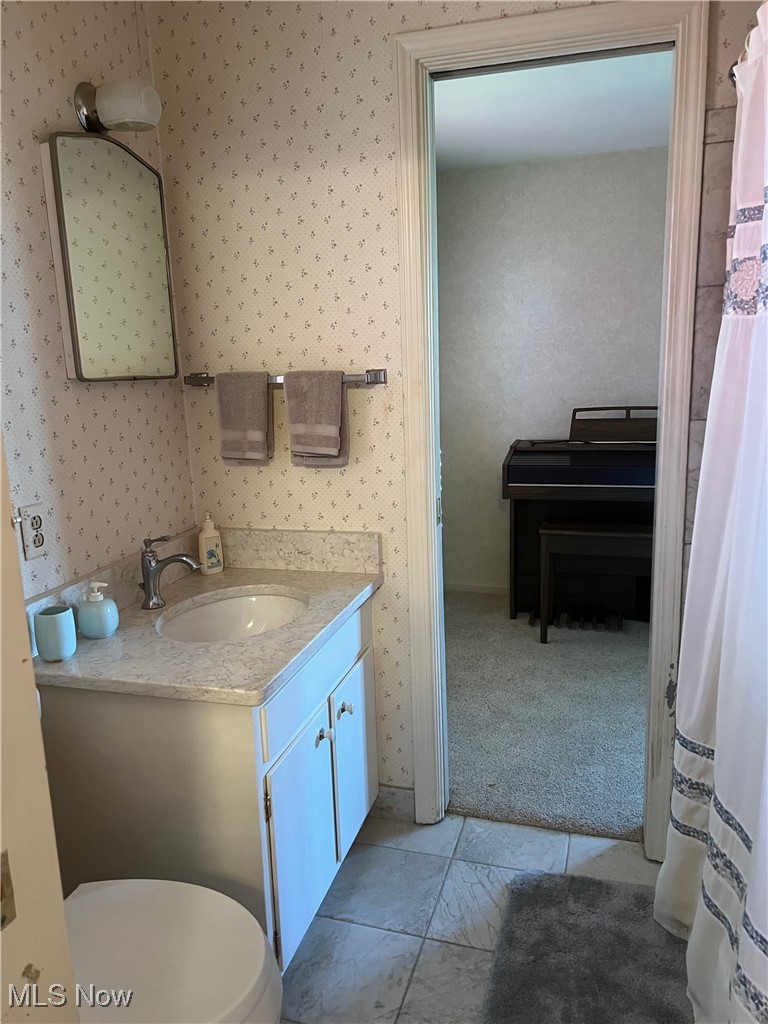 3330 Stanley Road Akron, OH 44333 - Photo 19 of 22 Bathroom with vanity and toilet