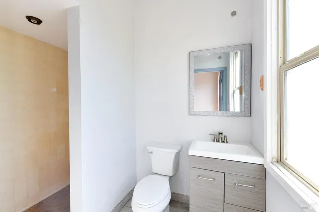 a view of building with street