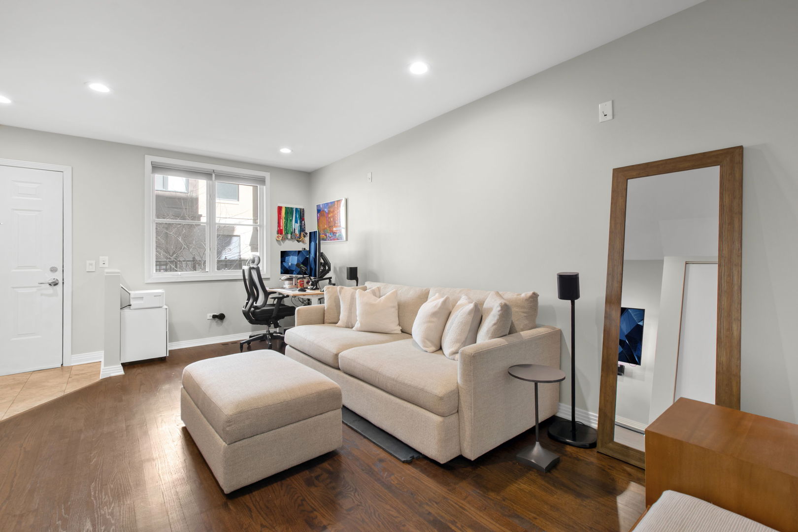 1738 South Indiana Avenue Chicago, IL 60616 - Photo 13 of 29 a living room with furniture and a large window