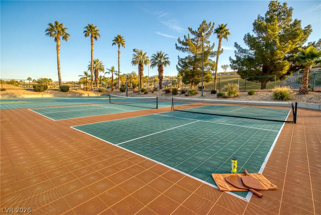 1460 Blue Ridge Trail Mesquite, NV 89027 - Photo 37 of 39 Enjoy lively matches on well-maintained pickleball courts framed by desert landscaping.