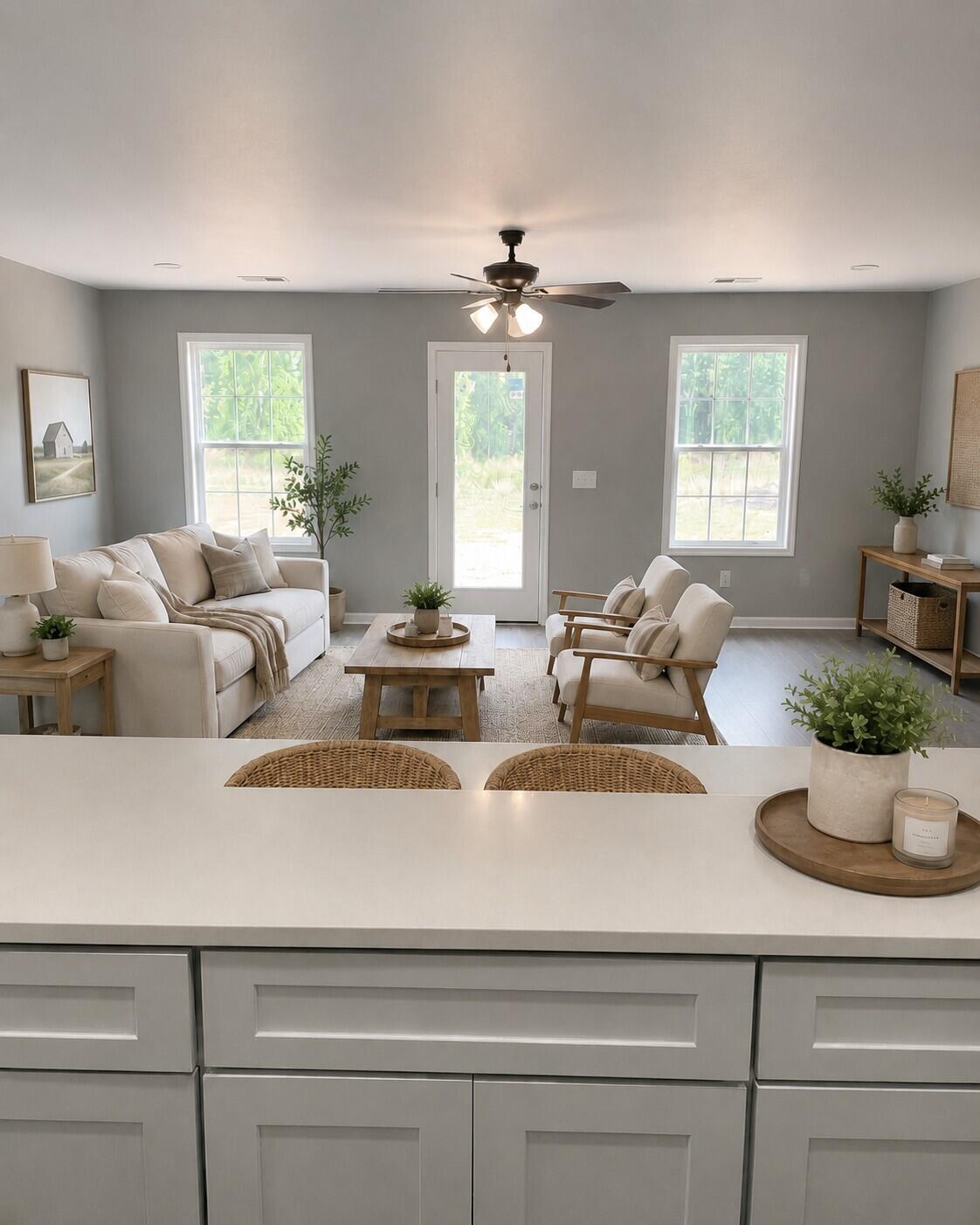 4324 Red Lane Road Dalzell, SC 29040 - Photo 14 of 29 Kitchen to GR staged
