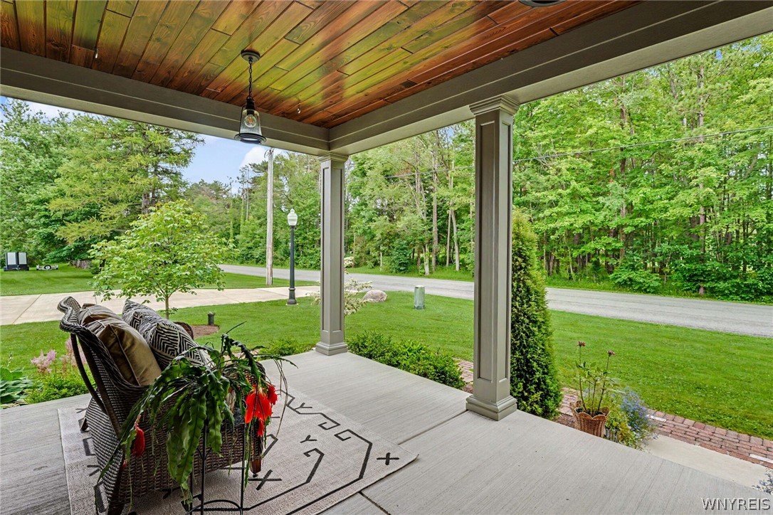 6600 Dye Road Newstead, NY 14001 - Photo 17 of 50 Secondary porch view facing street
