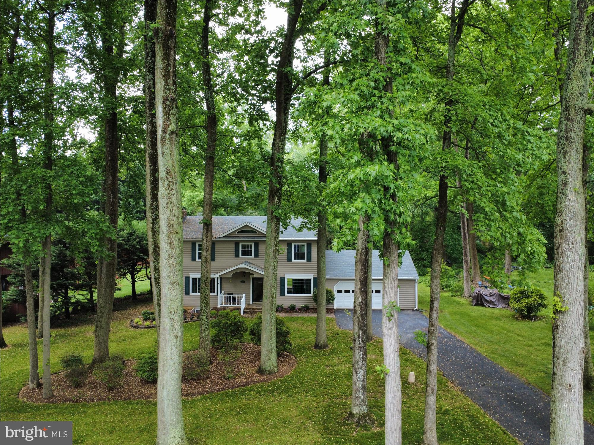 a view of a house with a yard and plants