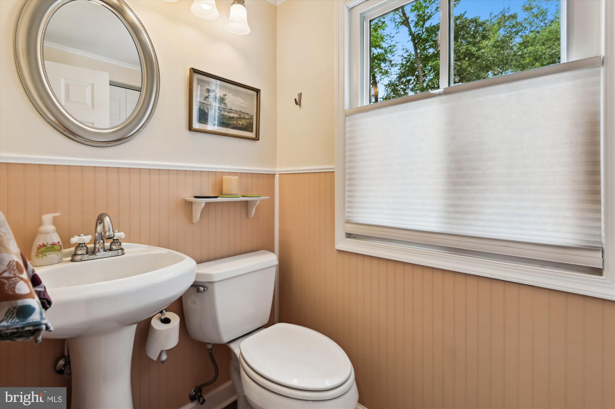 2104 Harbor Drive Annapolis, MD 21409 - Photo 14 of 86 a bathroom with a toilet a sink and a mirror