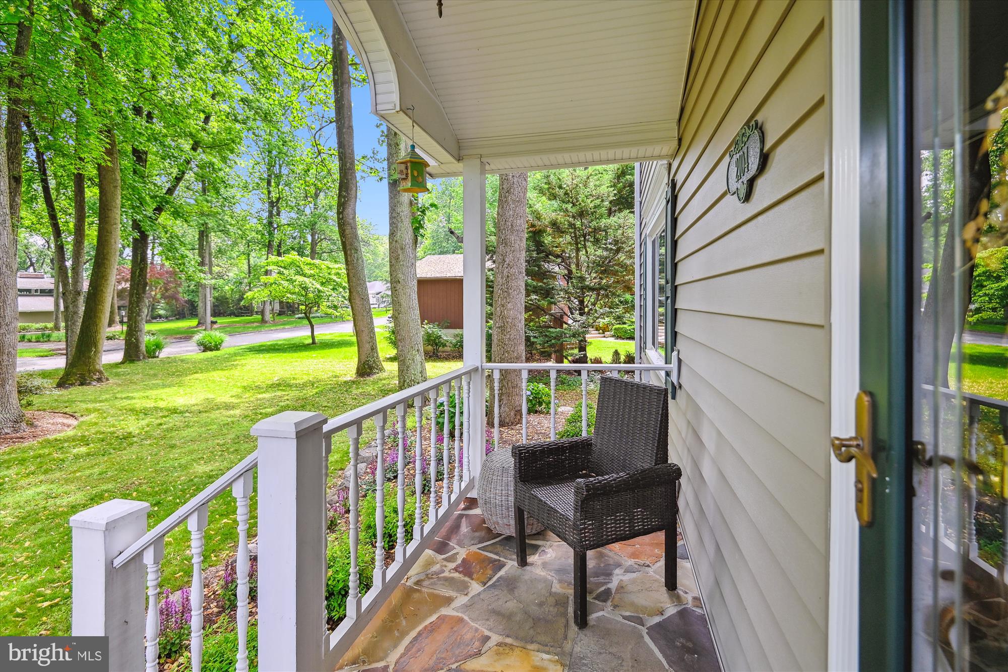 2104 Harbor Drive Annapolis, MD 21409 - Photo 48 of 86 a view of a porch with furniture and a yard
