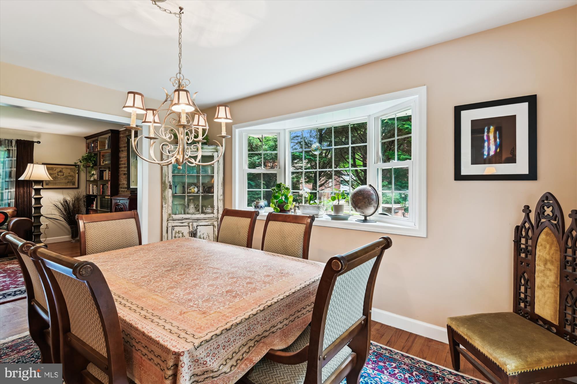 2104 Harbor Drive Annapolis, MD 21409 - Photo 8 of 86 a view of a dining room with furniture wooden floor and chandelier