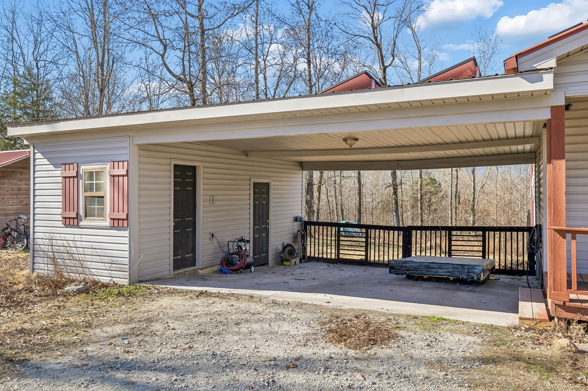 485 Lower Roans Creek Road Linden, TN 37096 - Photo 37 of 43 a view of a house with a outdoor space