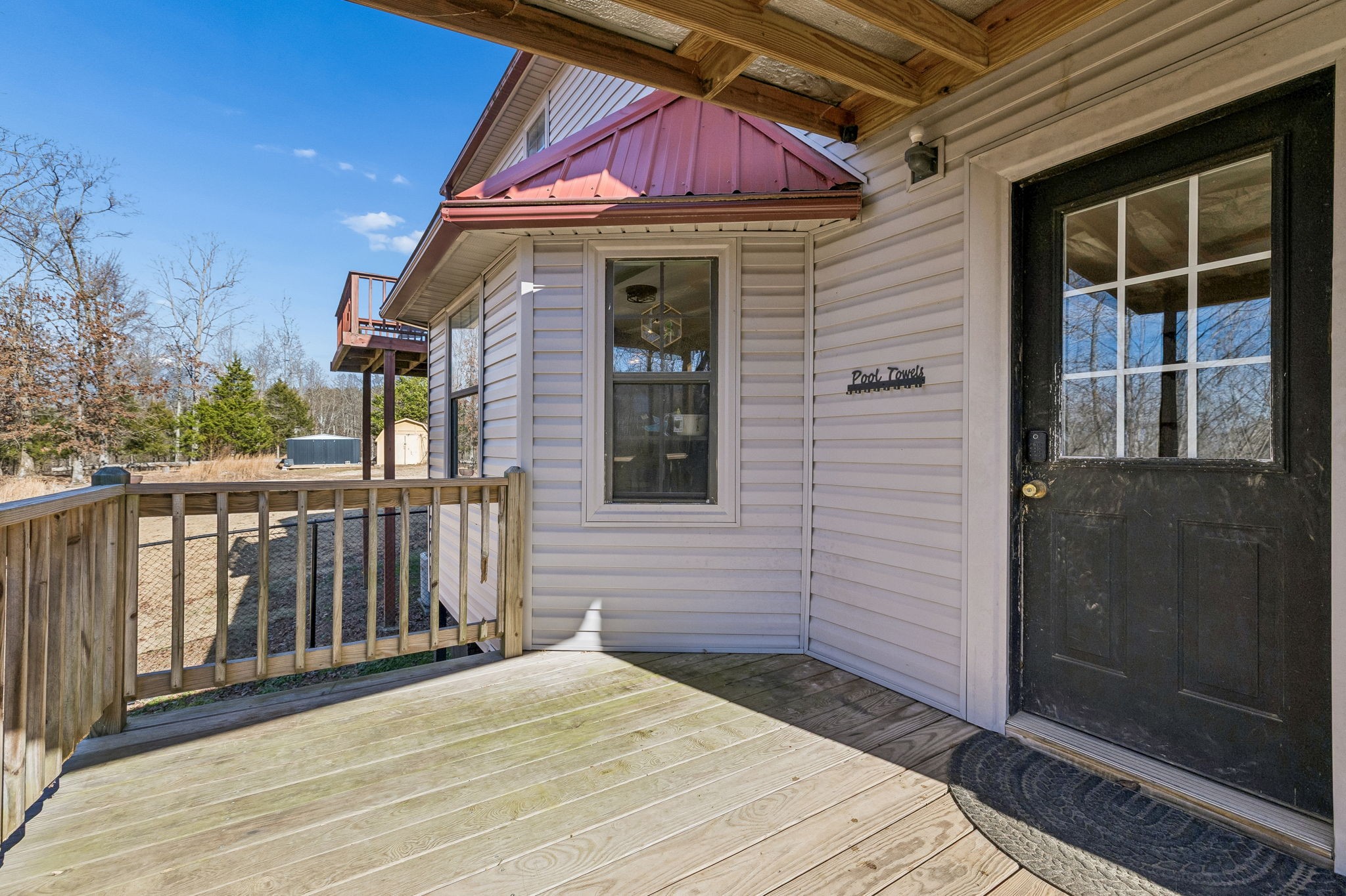 485 Lower Roans Creek Road Linden, TN 37096 - Photo 39 of 43 a view of a house with a balcony